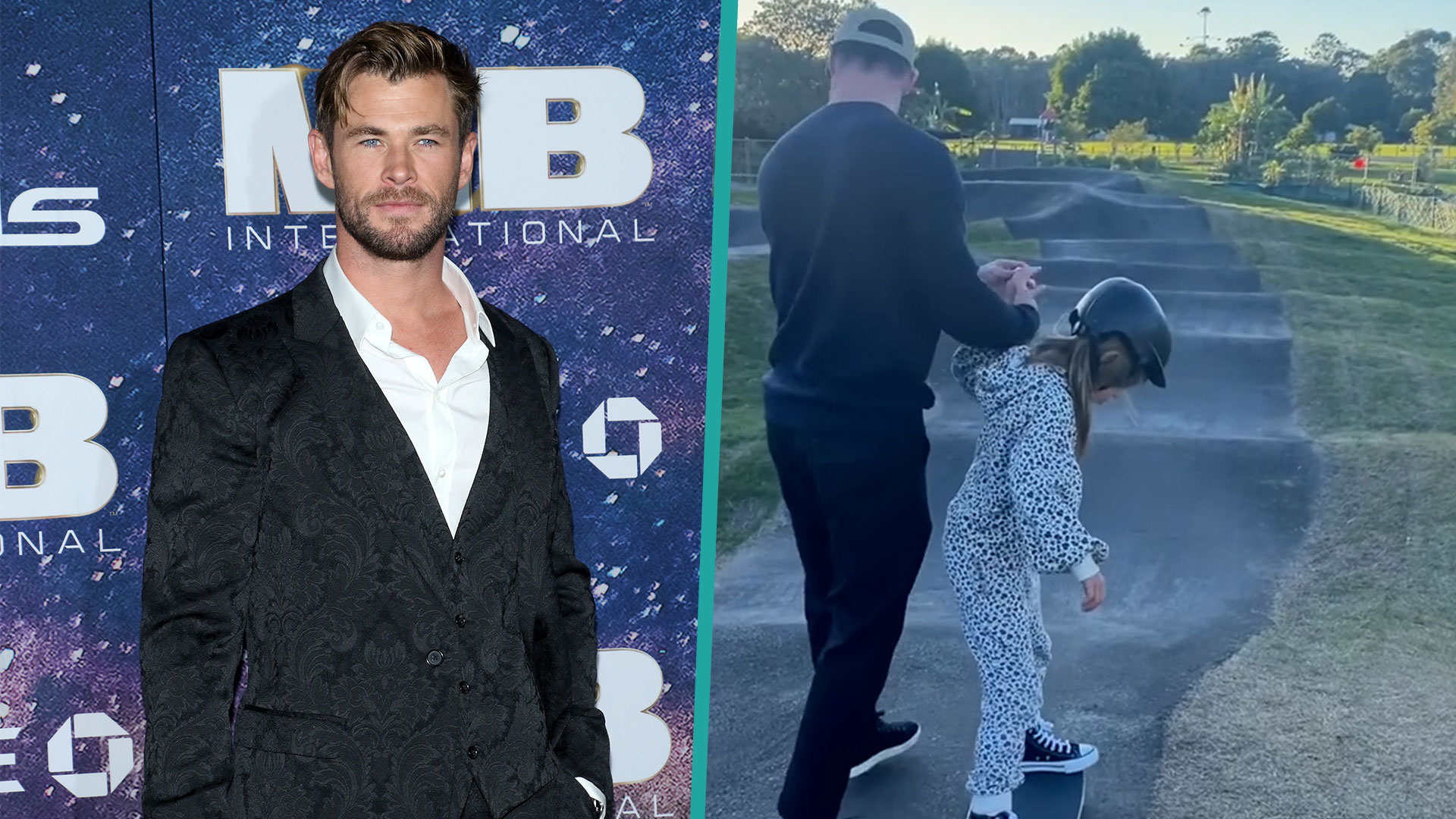 Chris Hemsworth Holds Hands With 9-Year-Old Daughter India ...